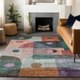 thumbnail image 1 of Addison Rugs Chantille Indoor/Outdoor Transitional Geometric Orange Washable Rectangle Rug, 9' x 12', 1 of 6