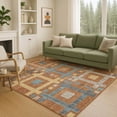 thumbnail image 1 of Addison Rugs Chantille Indoor/Outdoor Transitional Geometric Paprika Machine Washable Rectangle Rug, 3' x 5', 1 of 8
