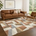 thumbnail image 1 of Addison Rugs Chantille Indoor/Outdoor Transitional Geometric Paprika Machine Washable Rectangle Rug, 8' x 10', 1 of 8