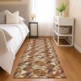 thumbnail image 1 of Addison Rugs Chantille Indoor/Outdoor Transitional Geometric Paprika Machine Washable Runner Rug, 2'3" x 7'6", 1 of 7
