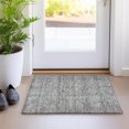 thumbnail image 1 of Addison Rugs Chantille Indoor/Outdoor Transitional Geometric Pewter Machine Washable Rectangle Rug, 1'8" x 2'6", 1 of 7