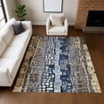 thumbnail image 1 of Addison Rugs Chantille Indoor/Outdoor Transitional Geometric Pewter Machine Washable Rectangle Rug, 9' x 12', 1 of 8