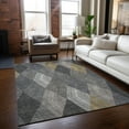 thumbnail image 1 of Addison Rugs Chantille Indoor/Outdoor Transitional Geometric Pewter Washable Rectangle Rug, 5' x 7'6", 1 of 6