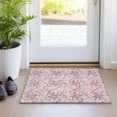 thumbnail image 1 of Addison Rugs Chantille Indoor/Outdoor Transitional Geometric Pink Washable Rectangle Rug, 1'8" x 2'6", 1 of 6