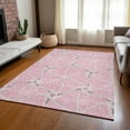 thumbnail image 1 of Addison Rugs Chantille Indoor/Outdoor Transitional Geometric Pink Washable Rectangle Rug, 3' x 5', 1 of 6