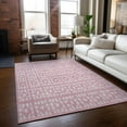 thumbnail image 1 of Addison Rugs Chantille Indoor/Outdoor Transitional Geometric Pink Washable Rectangle Rug, 5' x 7'6", 1 of 6
