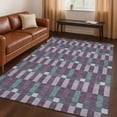 thumbnail image 1 of Addison Rugs Chantille Indoor/Outdoor Transitional Geometric Plum Machine Washable Rectangle Rug, 9' x 12', 1 of 8