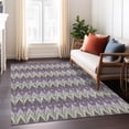 thumbnail image 1 of Addison Rugs Chantille Indoor/Outdoor Transitional Geometric Purple Machine Washable Rectangle Rug, 8' x 10', 1 of 8