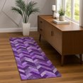 thumbnail image 1 of Addison Rugs Chantille Indoor/Outdoor Transitional Geometric Purple Machine Washable Runner Rug, 2'3" x 7'6", 1 of 8