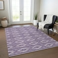 thumbnail image 1 of Addison Rugs Chantille Indoor/Outdoor Transitional Geometric Purple Washable Rectangle Rug, 2'6" x 3'10", 1 of 6