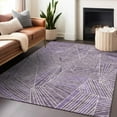 thumbnail image 1 of Addison Rugs Chantille Indoor/Outdoor Transitional Geometric Purple Washable Rectangle Rug, 2'6" x 3'10", 1 of 6
