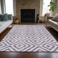 thumbnail image 1 of Addison Rugs Chantille Indoor/Outdoor Transitional Geometric Purple Washable Rectangle Rug, 3' x 5', 1 of 6