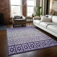 thumbnail image 1 of Addison Rugs Chantille Indoor/Outdoor Transitional Geometric Purple Washable Rectangle Rug, 9' x 12', 1 of 6