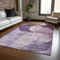 thumbnail image 1 of Addison Rugs Chantille Indoor/Outdoor Transitional Geometric Purple Washable Rectangle Rug, 9' x 12', 1 of 6