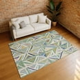 thumbnail image 1 of Addison Rugs Chantille Indoor/Outdoor Transitional Geometric Sage Machine Washable Rectangle Rug, 10' x 14', 1 of 8