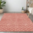 thumbnail image 1 of Addison Rugs Chantille Indoor/Outdoor Transitional Geometric Salmon Washable Rectangle Rug, 3' x 5', 1 of 6
