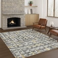 thumbnail image 1 of Addison Rugs Chantille Indoor/Outdoor Transitional Geometric Silver Machine Washable Rectangle Rug, 10' x 14', 1 of 8