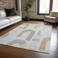 thumbnail image 1 of Addison Rugs Chantille Indoor/Outdoor Transitional Geometric Silver Washable Rectangle Rug, 8' x 10', 1 of 6