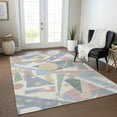 thumbnail image 1 of Addison Rugs Chantille Indoor/Outdoor Transitional Geometric Sky Washable Rectangle Rug, 2'6" x 3'10", 1 of 6