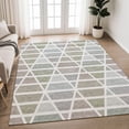 thumbnail image 1 of Addison Rugs Chantille Indoor/Outdoor Transitional Geometric Taupe Machine Washable Rectangle Rug, 3' x 5', 1 of 8