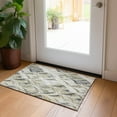 thumbnail image 1 of Addison Rugs Chantille Indoor/Outdoor Transitional Geometric Taupe Washable Rectangle Rug, 1'8" x 2'6", 1 of 6