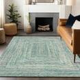 thumbnail image 1 of Addison Rugs Chantille Indoor/Outdoor Transitional Geometric Teal Machine Washable Rectangle Rug, 2'6" x 3'10", 1 of 7