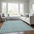 thumbnail image 1 of Addison Rugs Chantille Indoor/Outdoor Transitional Geometric Teal Washable Rectangle Rug, 10' x 14', 1 of 6