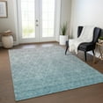 thumbnail image 1 of Addison Rugs Chantille Indoor/Outdoor Transitional Geometric Teal Washable Rectangle Rug, 5' x 7'6", 1 of 6