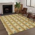 thumbnail image 1 of Addison Rugs Chantille Indoor/Outdoor Transitional Geometric Walnut Machine Washable Rectangle Rug, 10' x 14', 1 of 7