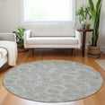 thumbnail image 1 of Addison Rugs Chantille Indoor/Outdoor Transitional Geometric White Washable Round Rug, 8' x 8', 1 of 6