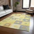 thumbnail image 1 of Addison Rugs Chantille Indoor/Outdoor Transitional Geometric Yellow Washable Rectangle Rug, 2'6" x 3'10", 1 of 6