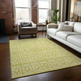 thumbnail image 1 of Addison Rugs Chantille Indoor/Outdoor Transitional Geometric Yellow Washable Rectangle Rug, 8' x 10', 1 of 6