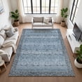 thumbnail image 1 of Addison Rugs Chantille Indoor/Outdoor Transitional Global Blue Machine Washable Rectangle Rug, 5' x 7'6", 1 of 8
