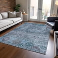 thumbnail image 1 of Addison Rugs Chantille Indoor/Outdoor Transitional Global Blue Washable Rectangle Rug, 10' x 14', 1 of 6