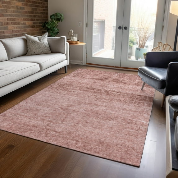 Addison Rugs Chantille Indoor/Outdoor Transitional Global Blush Washable Rectangle Rug, 8' x 10'