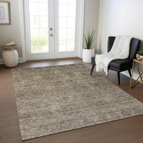 Addison Rugs Chantille Indoor/Outdoor Transitional Global Brown Washable Rectangle Rug, 2'6" x 3'10"