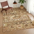 thumbnail image 1 of Addison Rugs Chantille Indoor/Outdoor Transitional Global Gold Machine Washable Rectangle Rug, 9' x 12', 1 of 8
