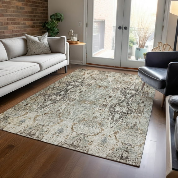 Addison Rugs Chantille Indoor/Outdoor Transitional Global Linen Washable Rectangle Rug, 8' x 10'