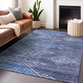 thumbnail image 1 of Addison Rugs Chantille Indoor/Outdoor Transitional Global Navy Washable Rectangle Rug, 9' x 12', 1 of 6