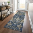 thumbnail image 1 of Addison Rugs Chantille Indoor/Outdoor Transitional Global Navy Washable Runner Rug, 2'3" x 7'6", 1 of 6