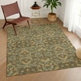 thumbnail image 1 of Addison Rugs Chantille Indoor/Outdoor Transitional Global Olive Machine Washable Rectangle Rug, 3' x 5', 1 of 8