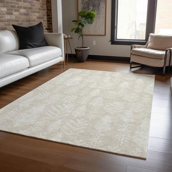 Addison Rugs Chantille Indoor/Outdoor Transitional Holiday Beige Machine Washable Rectangle Rug, 10' x 14'