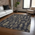 thumbnail image 1 of Addison Rugs Chantille Indoor/Outdoor Transitional Holiday Black Machine Washable Rectangle Rug, 5' x 7'6", 1 of 7