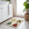 thumbnail image 1 of Addison Rugs Chantille Indoor/Outdoor Transitional Holiday Christmas Tree Ivory Machine Washable Rectangle Rug, 1'8" x 2'6", 1 of 7
