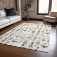 thumbnail image 1 of Addison Rugs Chantille Indoor/Outdoor Transitional Holiday Ivory Machine Washable Rectangle Rug, 10' x 14', 1 of 7