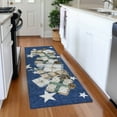 thumbnail image 1 of Addison Rugs Chantille Indoor/Outdoor Transitional Holiday Navy Machine Washable Runner Rug, 2'3" x 7'6", 1 of 7