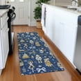 thumbnail image 1 of Addison Rugs Chantille Indoor/Outdoor Transitional Holiday Navy Machine Washable Runner Rug, 2'3" x 7'6", 1 of 7