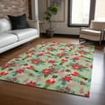 thumbnail image 1 of Addison Rugs Chantille Indoor/Outdoor Transitional Holiday Nutcracker Aloe Machine Washable Rectangle Rug, 10' x 14', 1 of 7