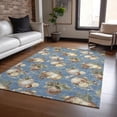 thumbnail image 1 of Addison Rugs Chantille Indoor/Outdoor Transitional Holiday Ornament Denim Machine Washable Rectangle Rug, 3' x 5', 1 of 7