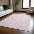 thumbnail image 1 of Addison Rugs Chantille Indoor/Outdoor Transitional Holiday Pink Machine Washable Rectangle Rug, 5' x 7'6", 1 of 7